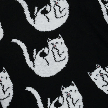 Falling For Nermal Knit Sweater (Black) - Ripndip