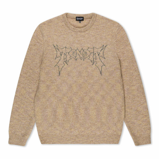 Noid Knit Sweater (Sand) - Ripndip