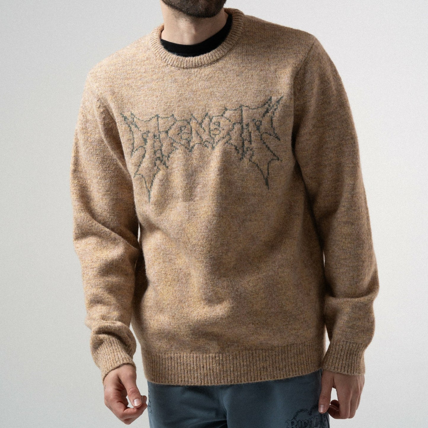 Noid Knit Sweater (Sand) - Ripndip