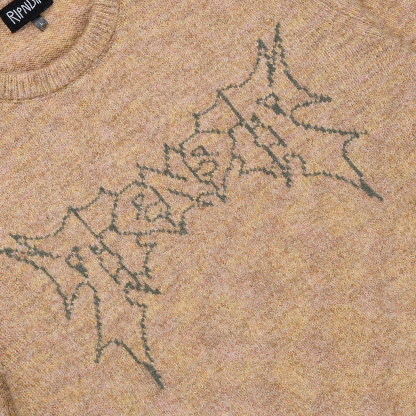 Noid Knit Sweater (Sand) - Ripndip