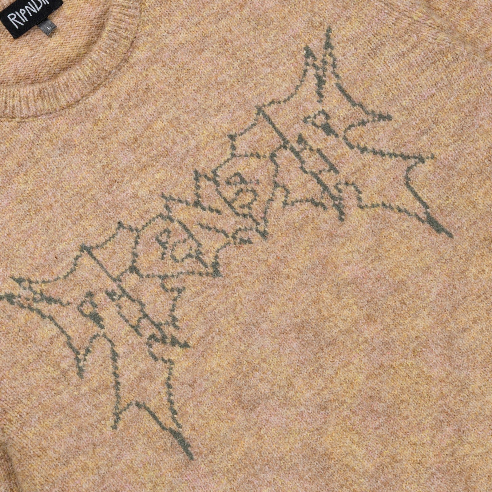 Noid Knit Sweater (Sand) - Ripndip