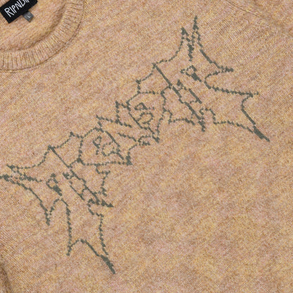Noid Knit Sweater (Sand) - Ripndip