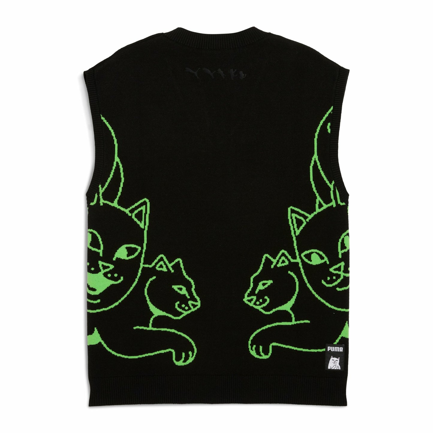 PUMA X RIPNDIP Knitted Vest (Puma Black) - Ripndip