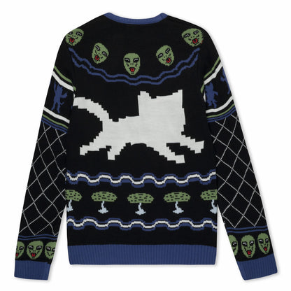 Out Of This World Knit Sweater (Black) - Ripndip