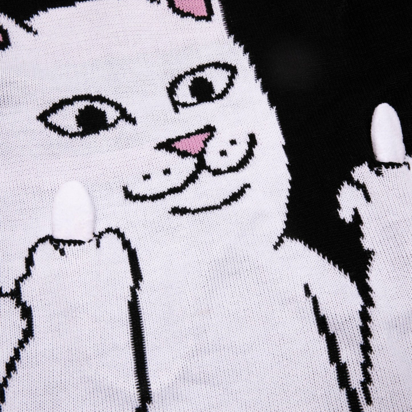 Lord Nermal Flippy Knitty Sweater (Black) - Ripndip