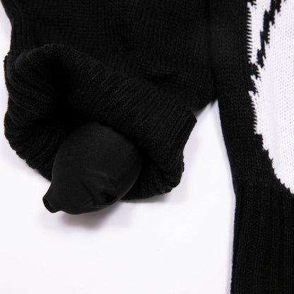 Lord Nermal Flippy Knitty Sweater (Black) - Ripndip