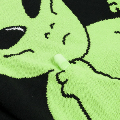 Lord Alien Flippy Knitty Sweater (Black) - Ripndip