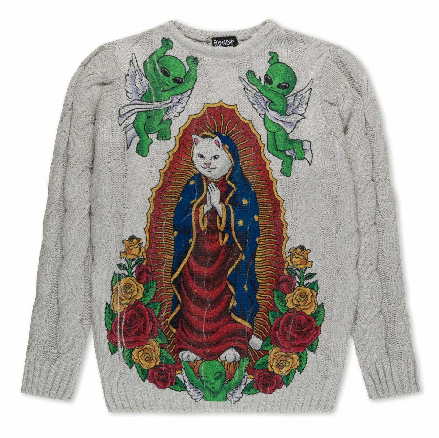 Mother Nerm Knit Sweater (Grey) - Ripndip