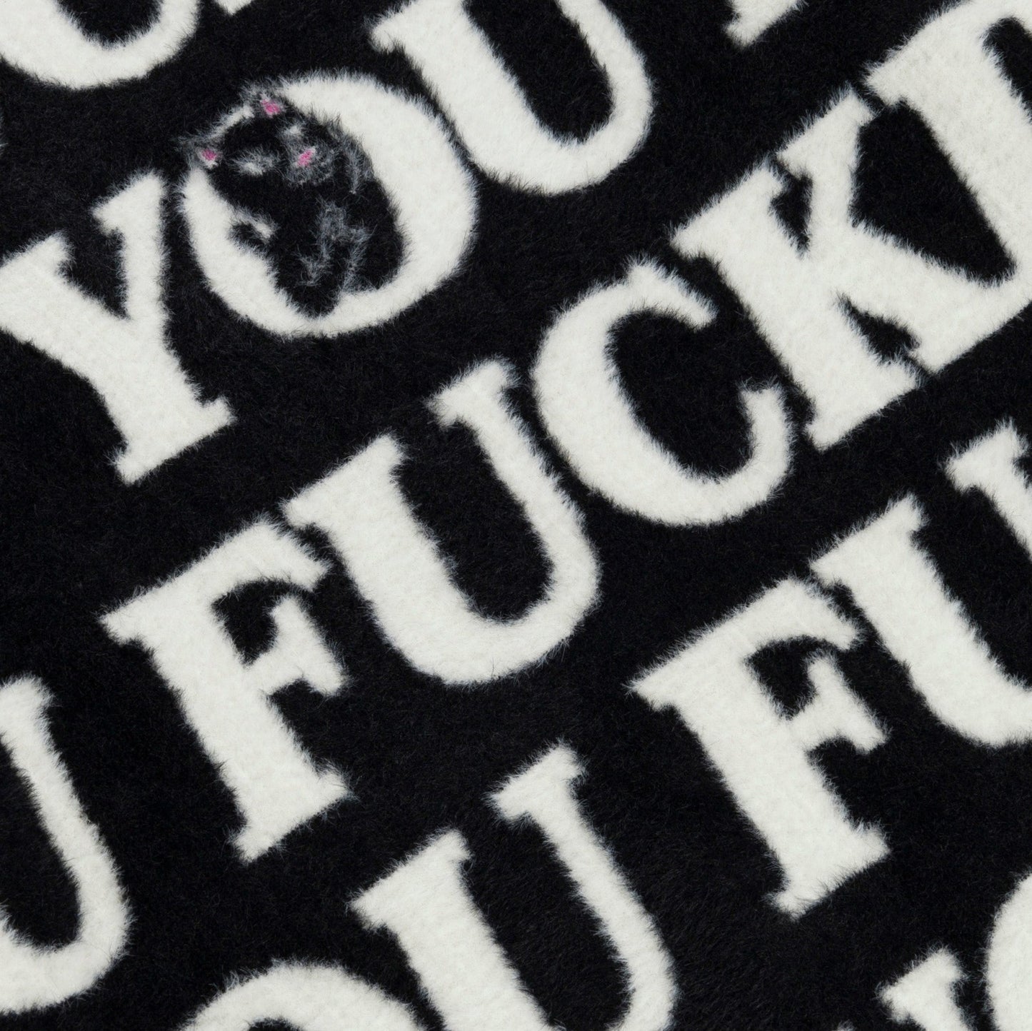 Fuckin Fuck Mohair Sweater (Black) - Ripndip