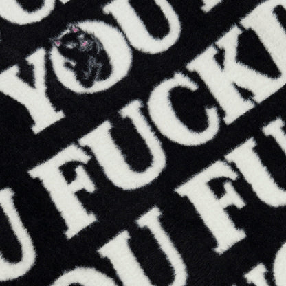 Fuckin Fuck Mohair Sweater (Black) - Ripndip