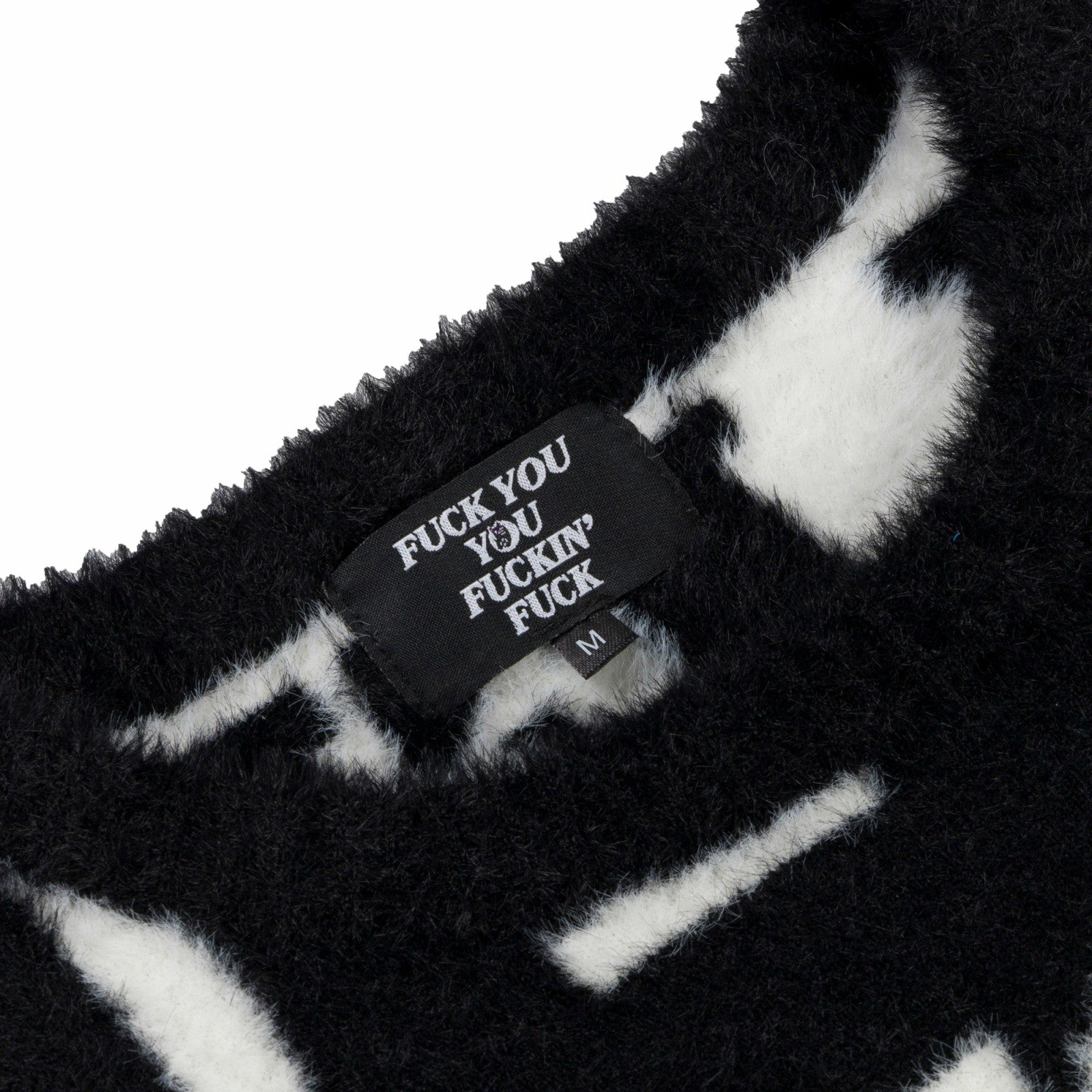 Fuckin Fuck Mohair Sweater (Black) - Ripndip