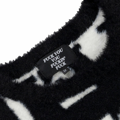 Fuckin Fuck Mohair Sweater (Black) - Ripndip
