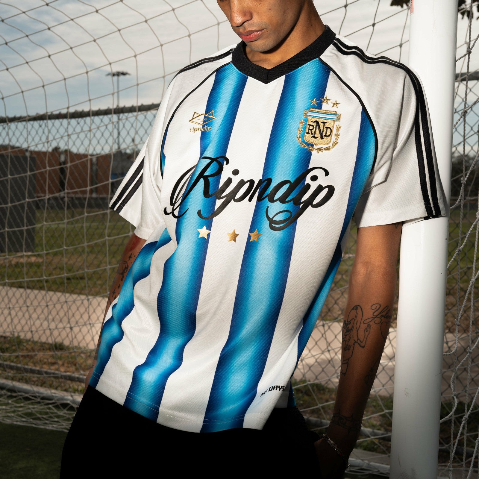 RND Cup Argentina Soccer Jersey (White / Blue) - Ripndip