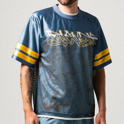 Too Fast Football Jersey (Navy) - Ripndip