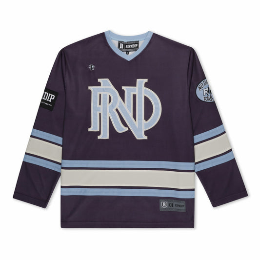 No Days Off Hockey Jersey (Plum) - Ripndip