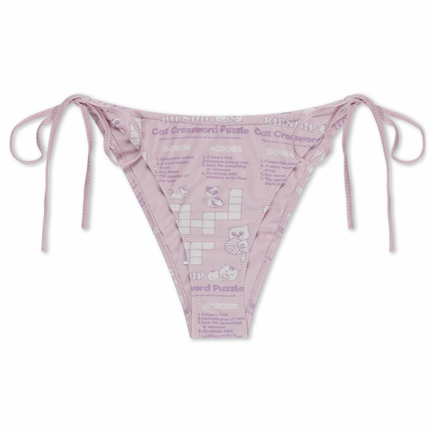 Crossword 2PC Bikini Set (Pink) - Ripndip