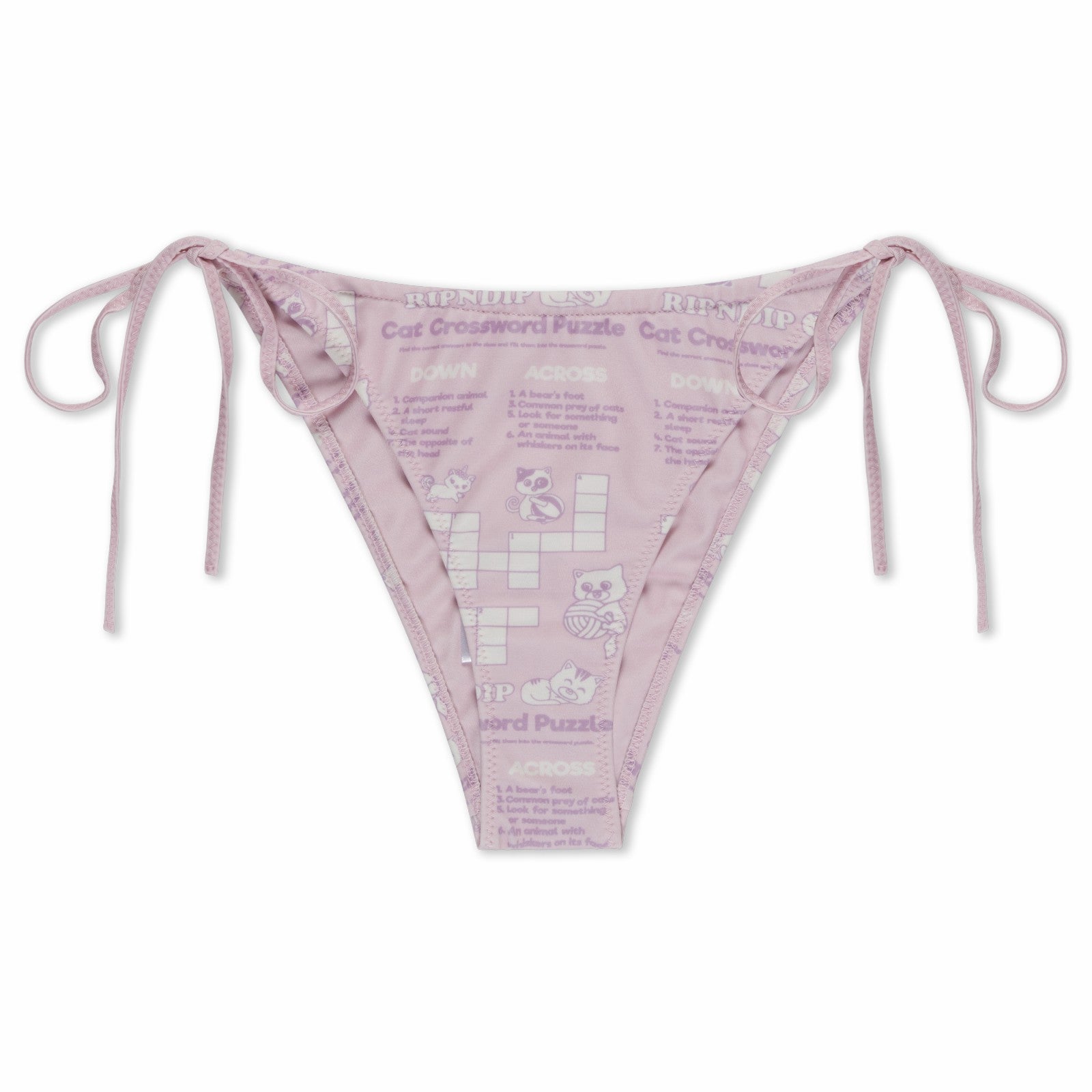 Crossword 2PC Bikini Set (Pink) - Ripndip