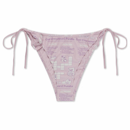 Crossword 2PC Bikini Set (Pink) - Ripndip