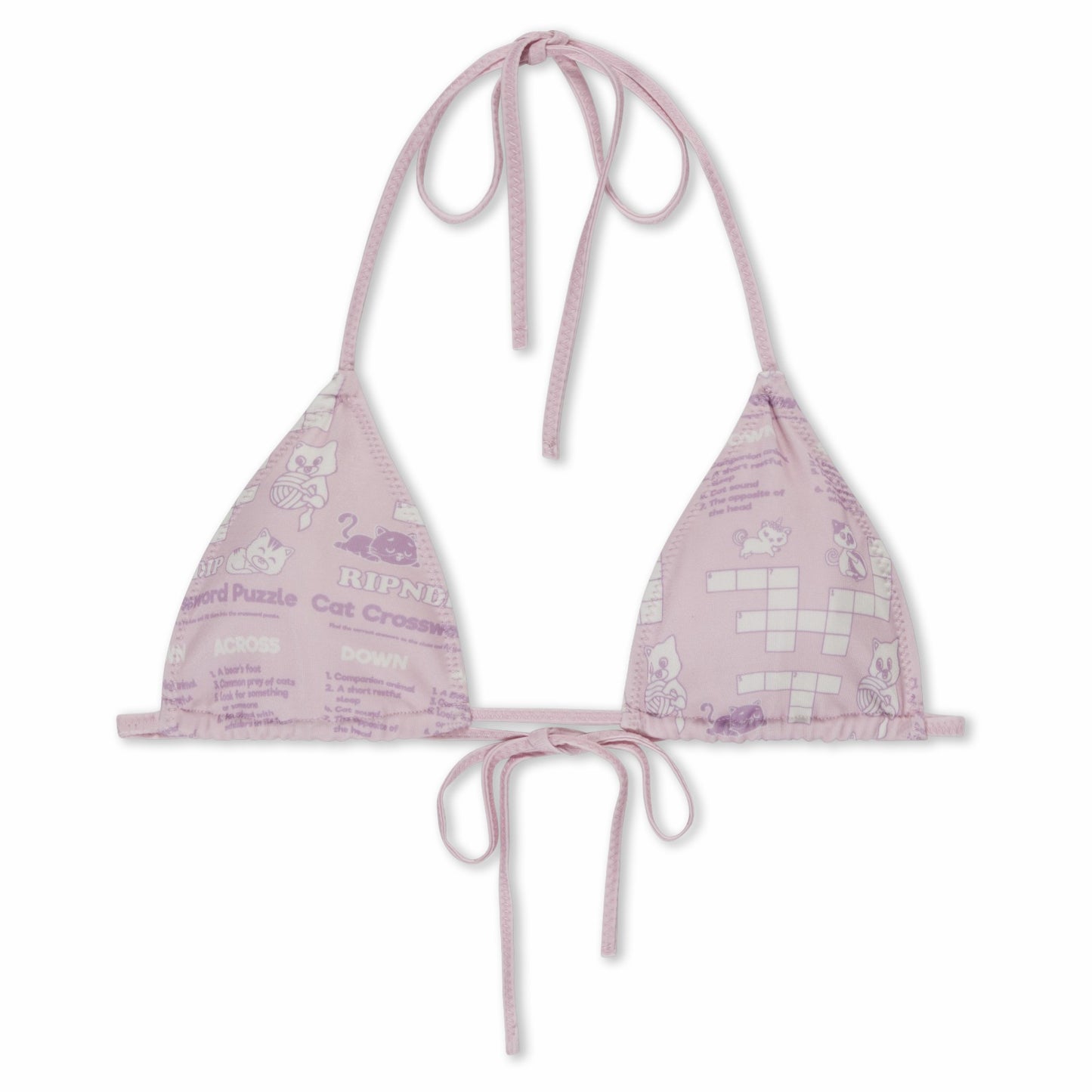 Crossword 2PC Bikini Set (Pink) - Ripndip