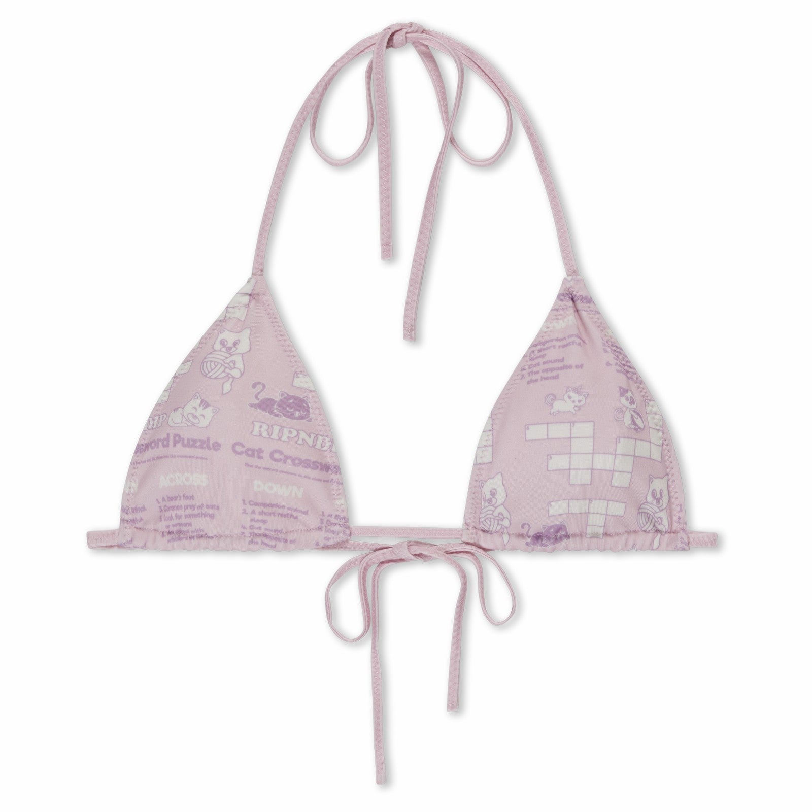 Crossword 2PC Bikini Set (Pink) - Ripndip