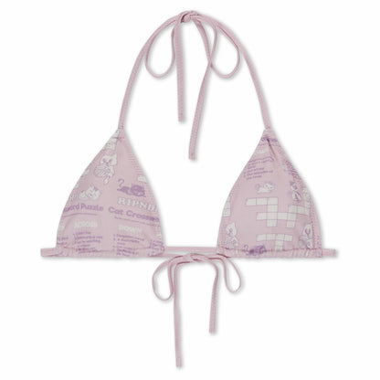 Crossword 2PC Bikini Set (Pink) - Ripndip