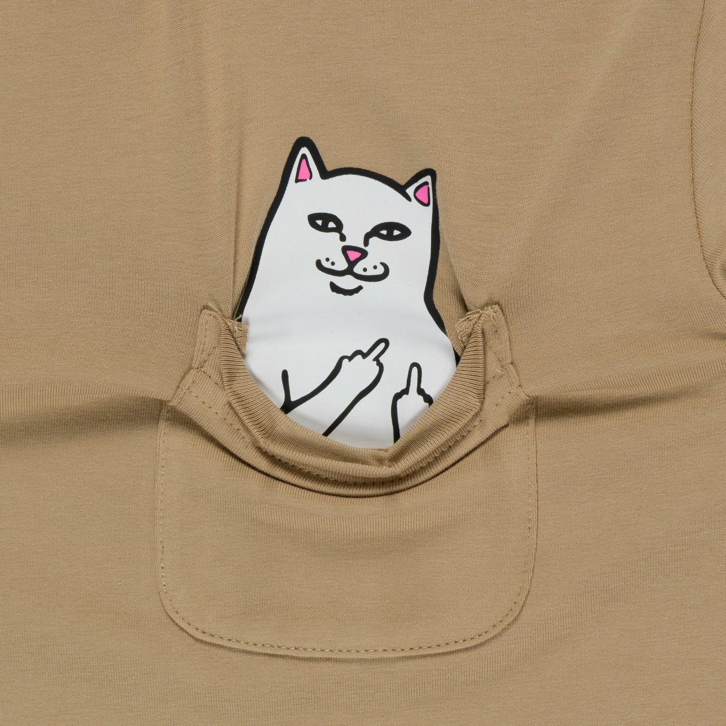Lord Nermal Cropped Pocket Tee (Tan) - Ripndip