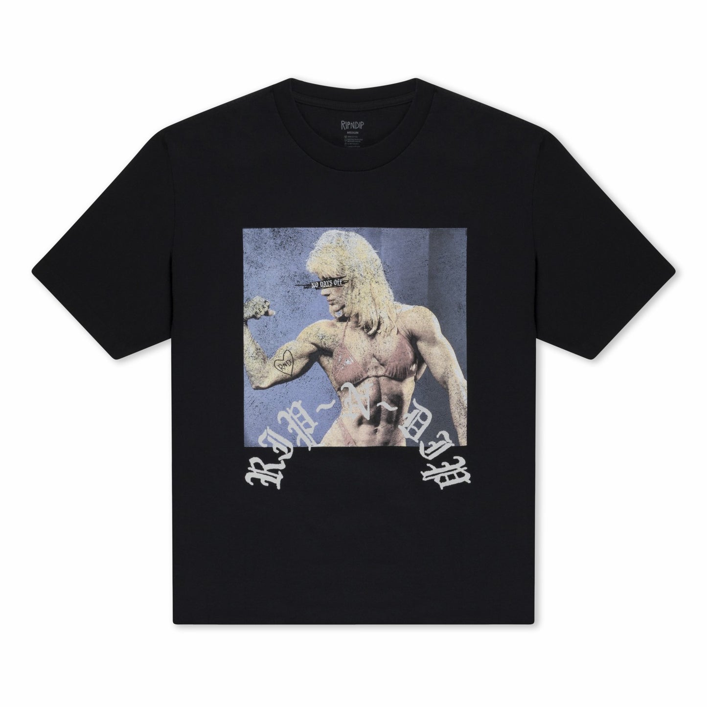 Protein Cropped Tee (Black) - Ripndip