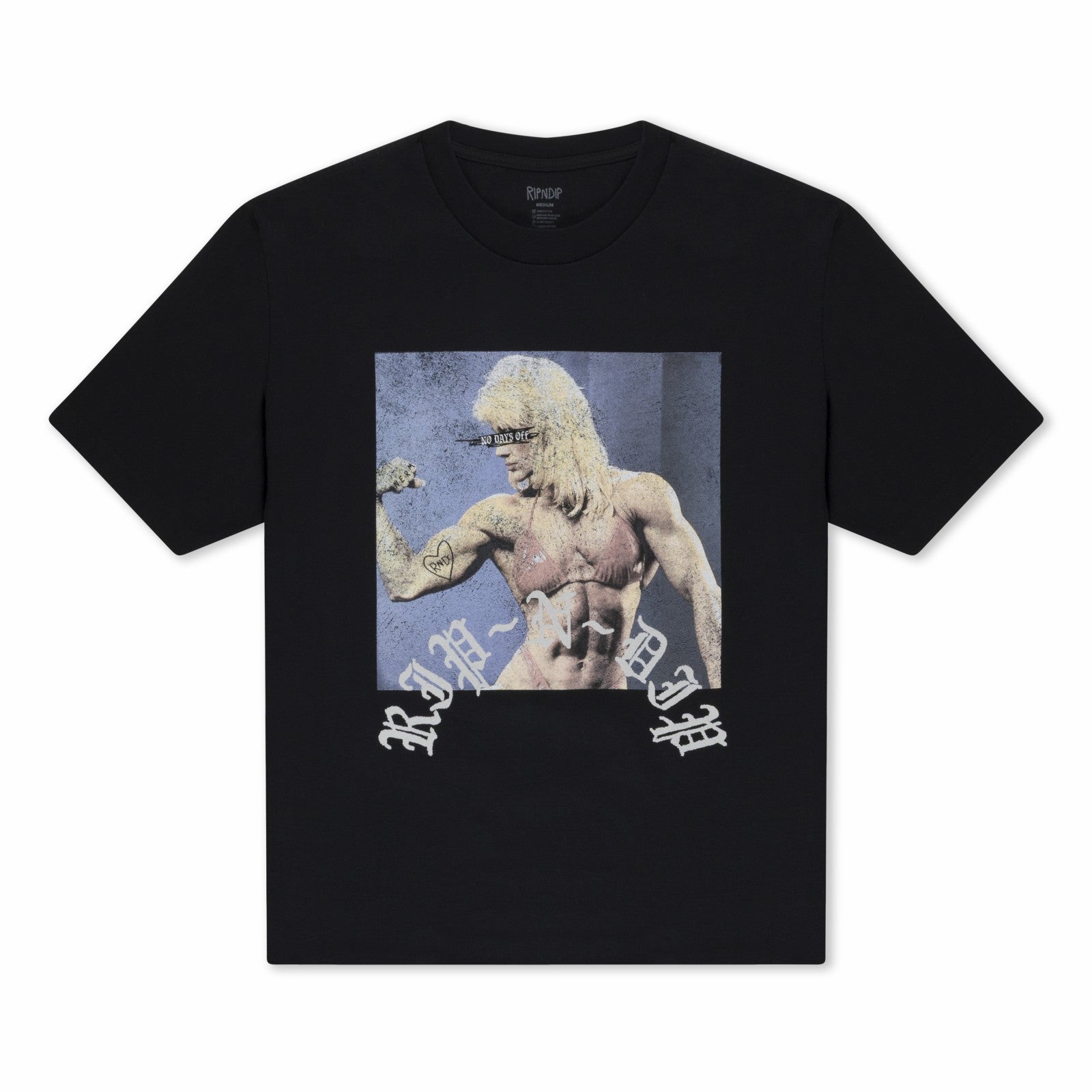 Protein Cropped Tee (Black) - Ripndip