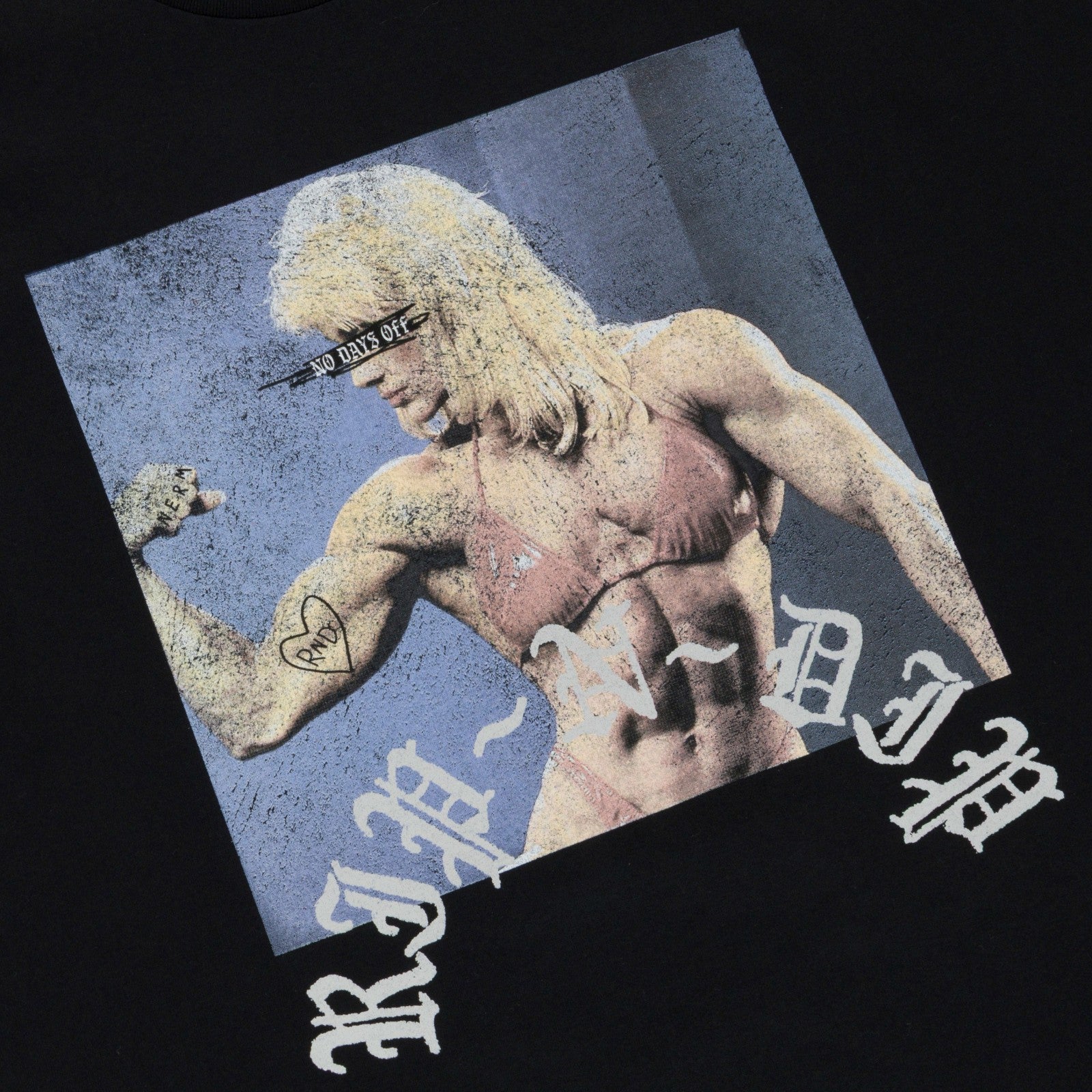 Protein Cropped Tee (Black) - Ripndip