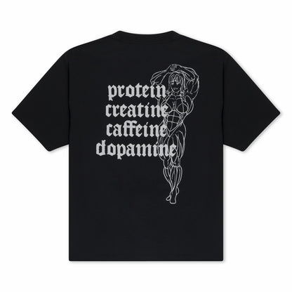 Protein Cropped Tee (Black) - Ripndip