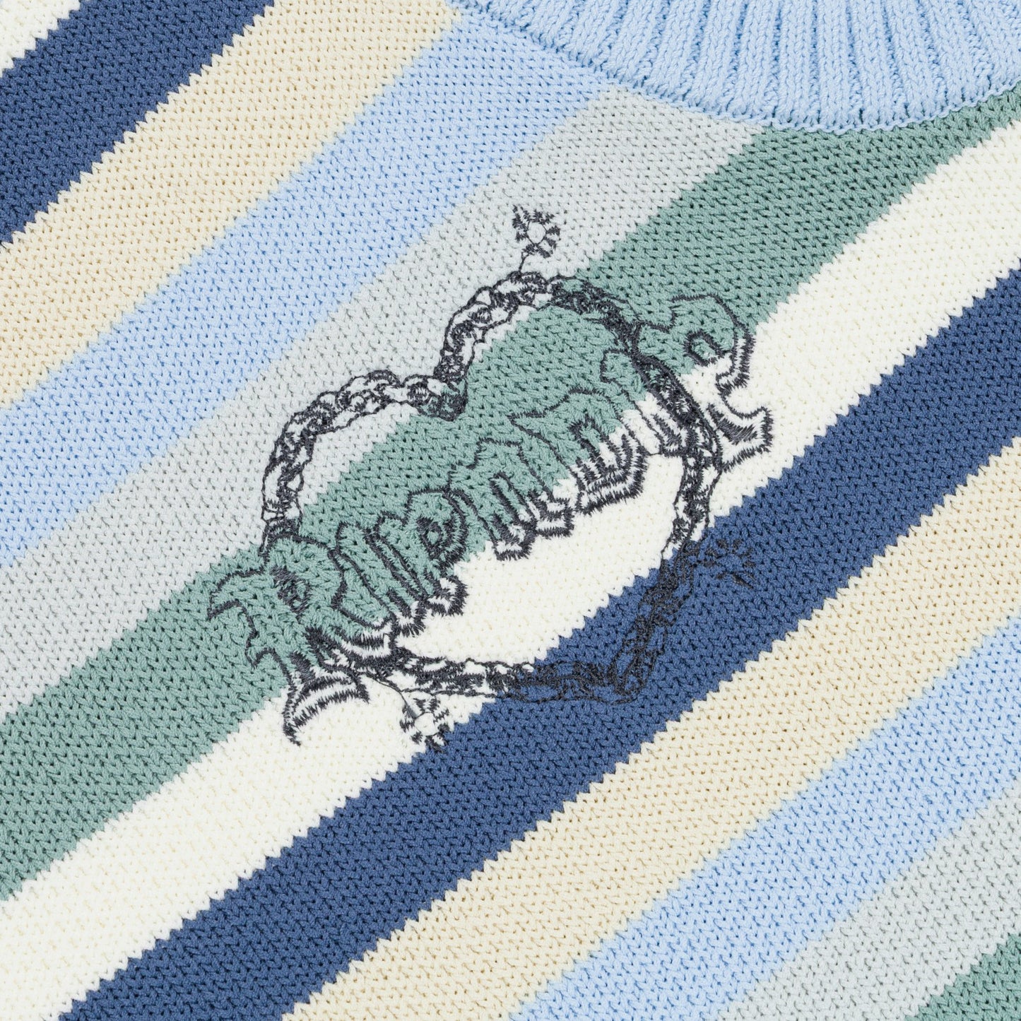 Westside Crochet Crop Tank (Powder Blue) - Ripndip