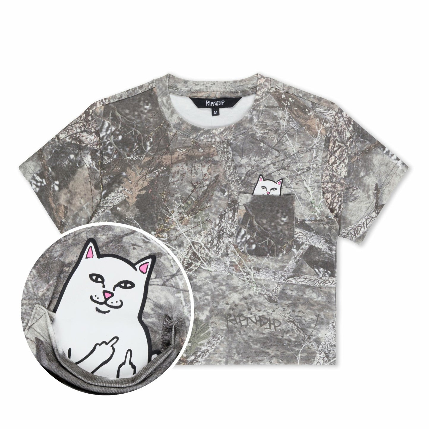 Lord Nermal Cropped Pocket Tee (Nerm Tree Camo) - Ripndip