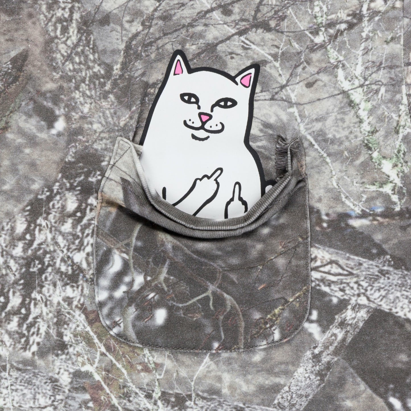 Lord Nermal Cropped Pocket Tee (Nerm Tree Camo) - Ripndip