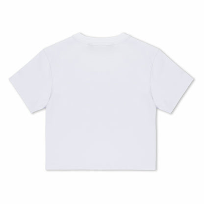 Kali Cropped Baby Tee (White) - Ripndip