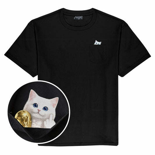 RND Cup Lord Nermal Pocket Tee (Black) - Ripndip