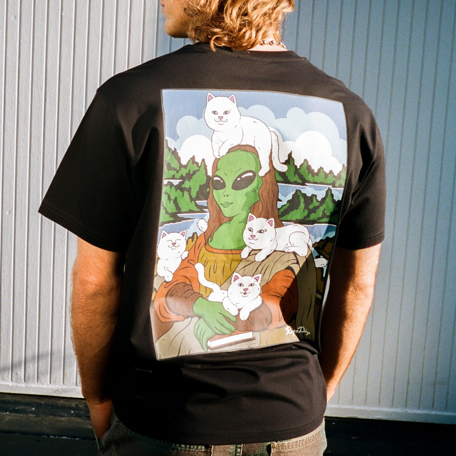 Here All Along Tee (Black) - Ripndip