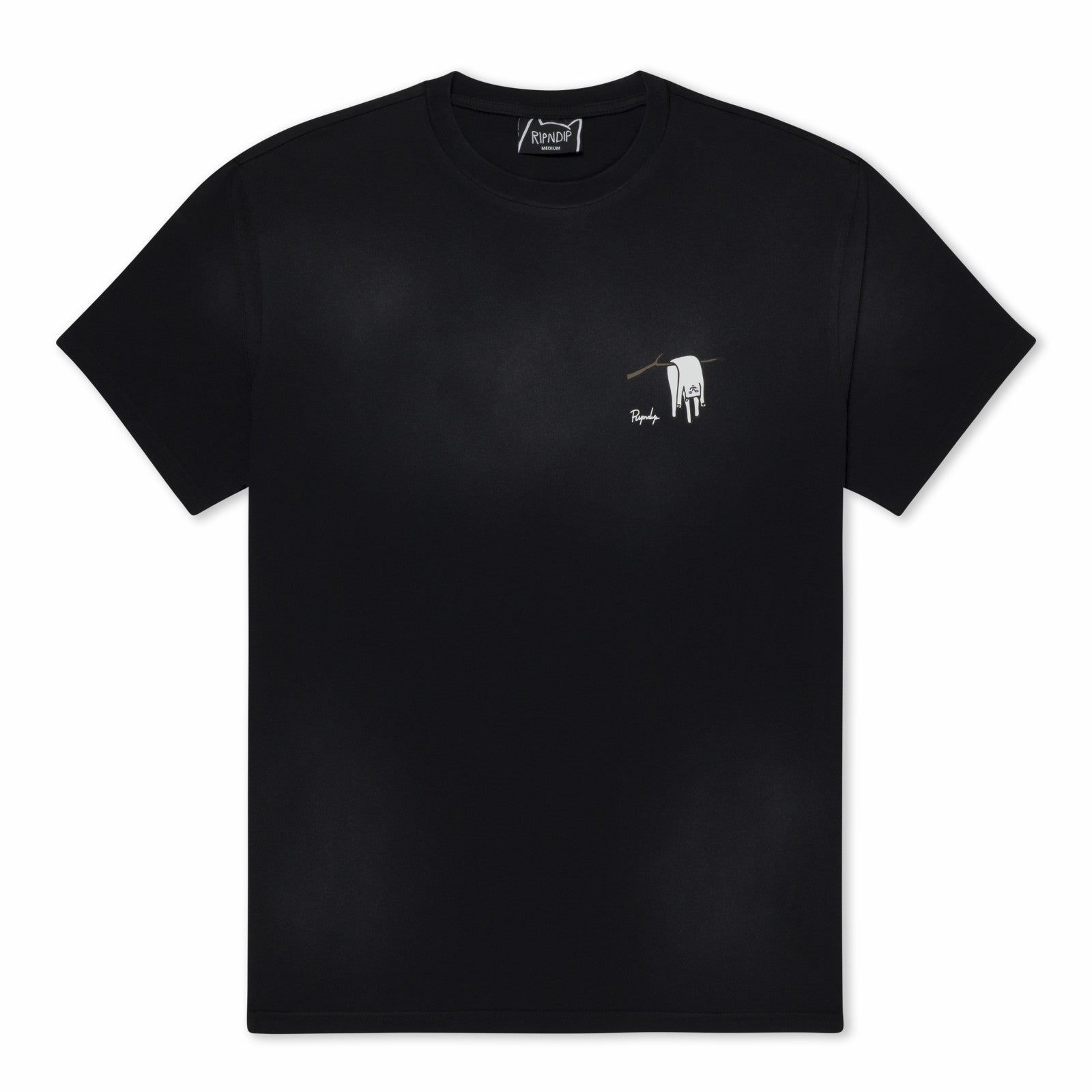 Nermali Tee (Black Vintage Wash) - Ripndip