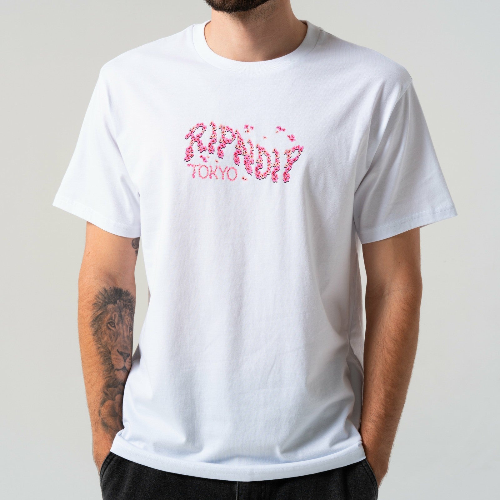 Cherry Blossom Tee (White) - Ripndip