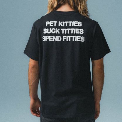 Pet Kitties Tee (Black) - Ripndip