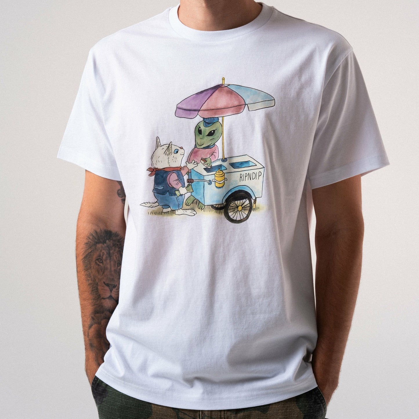 Nerm Frios Tee (White) - Ripndip
