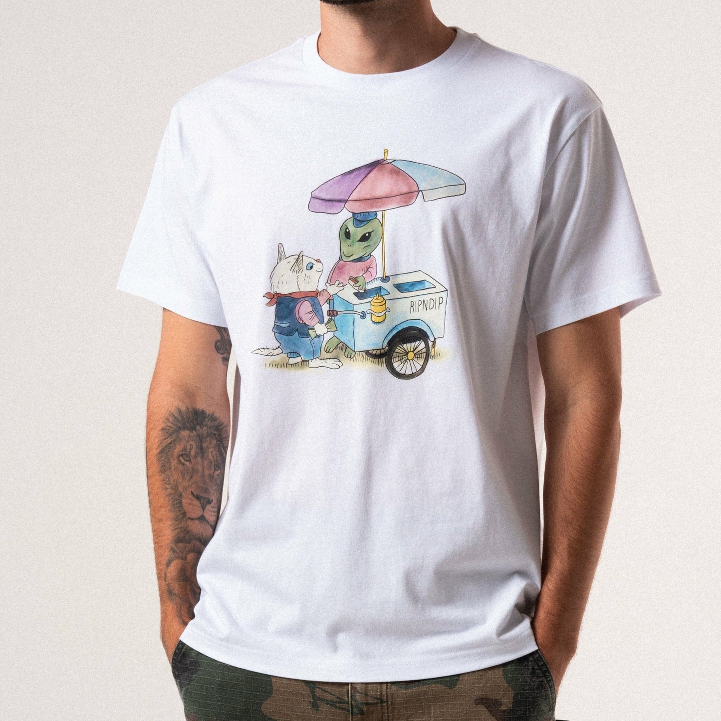Nerm Frios Tee (White) - Ripndip