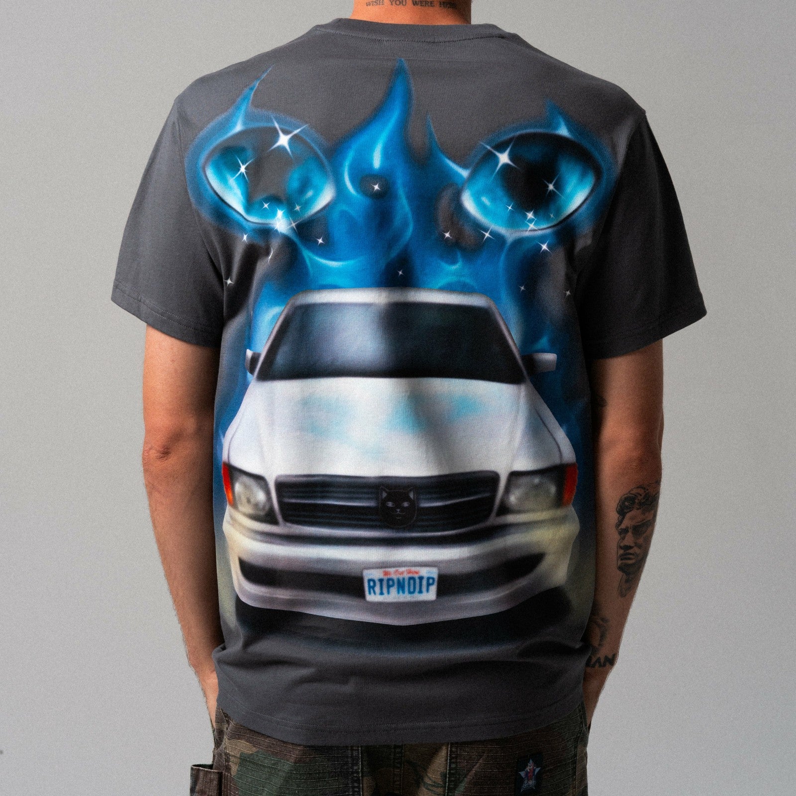 Ride Or Die Tee (Charcoal) - Ripndip