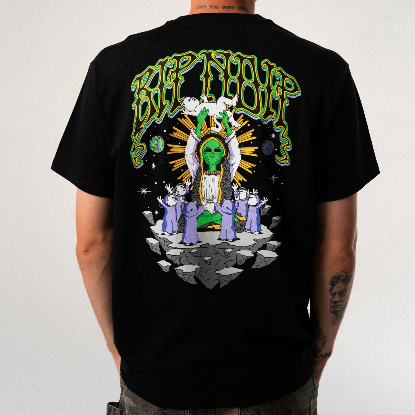Sanctum Tee (Black) - Ripndip
