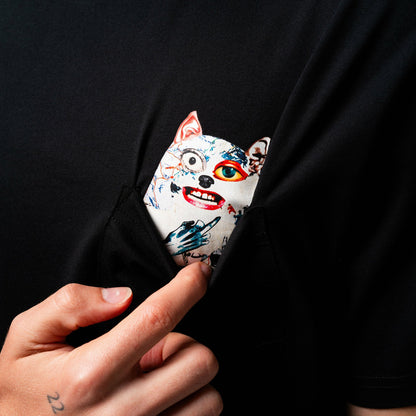Lord Nermal Collage Pocket Tee (Black) - Ripndip