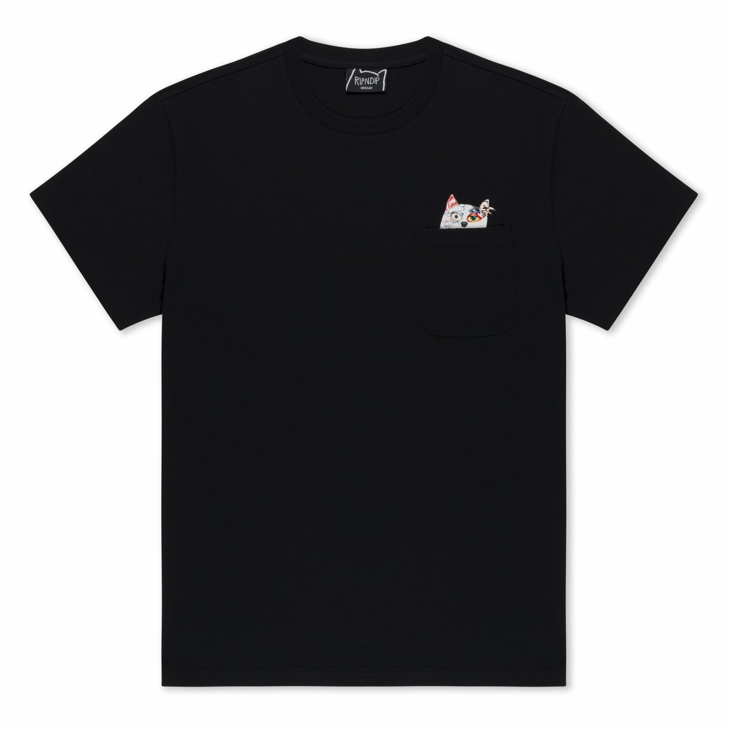 Lord Nermal Collage Pocket Tee (Black) - Ripndip
