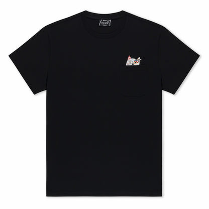 Lord Nermal Collage Pocket Tee (Black) - Ripndip