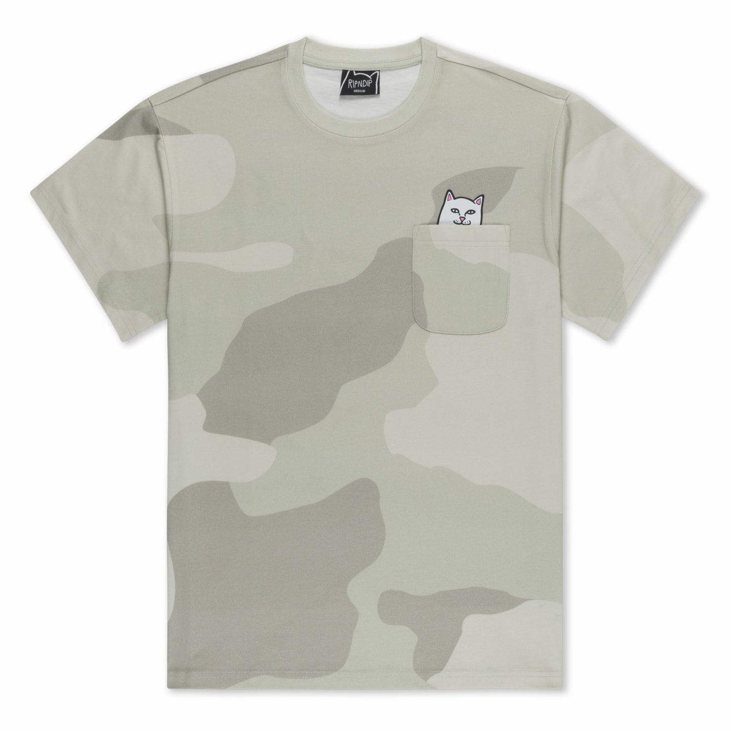 Lord Nermal Pocket Tee (Bone Graffiti Camo) - Ripndip
