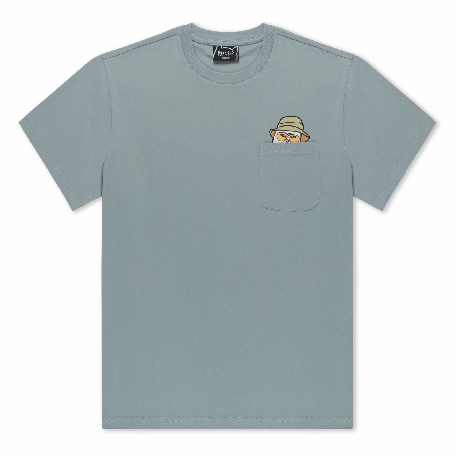 Nermal S Thompson Pocket Tee (Silver Blue) - Ripndip