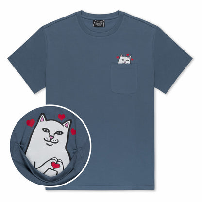 Nermal Loves Pocket Tee (Slate) - Ripndip