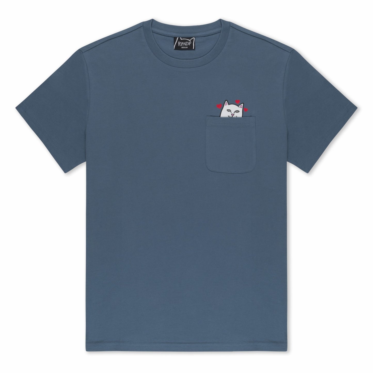 Nermal Loves Pocket Tee (Slate) - Ripndip